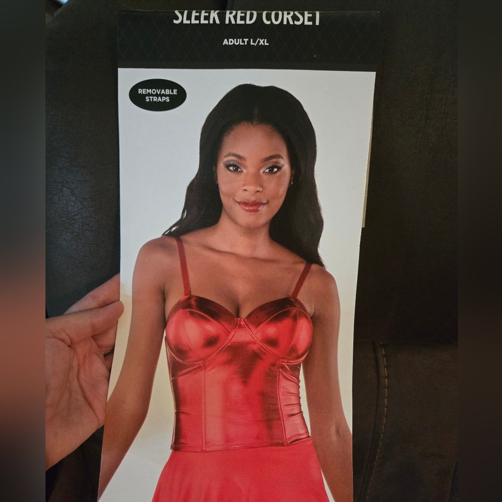 Red Corset Halloween Costume Lingerie